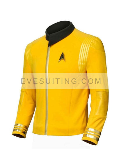 Anson Mount Tv Series Star Trek Strange New Worlds Captain Christopher Pike Yellow Jacket