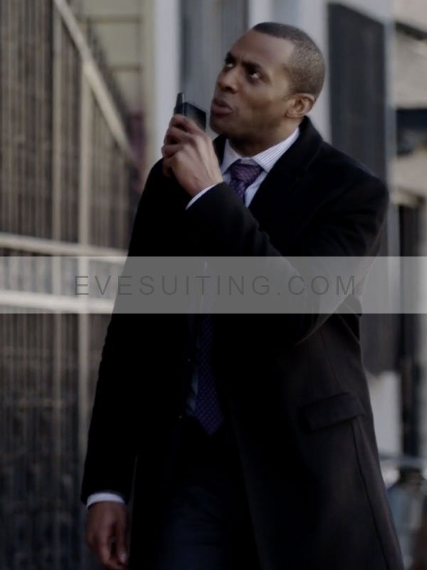 Anthony Flowers The Endgame 2022 Jordan Johnson-Hinds Black Trench Coat