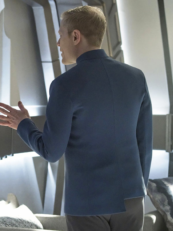 Anthony Rapp Star Trek Discovery S05 Paul Stamets Blue Jacket