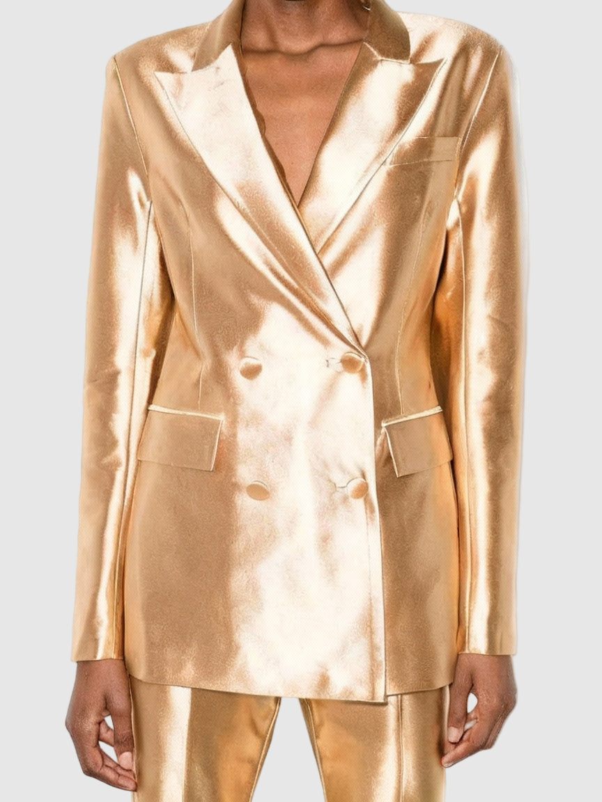 Ashley Park Emily In Paris Season 3 Golden Blazer