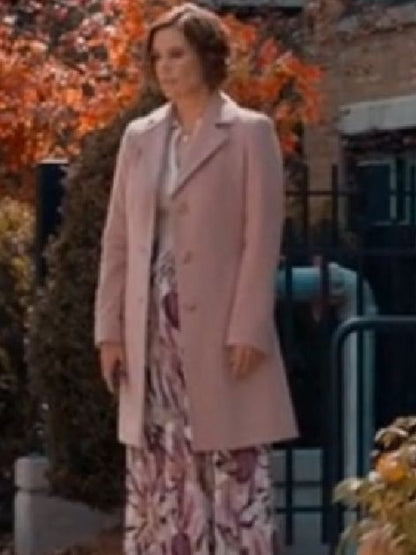 Ashley Williams Pink Coat
