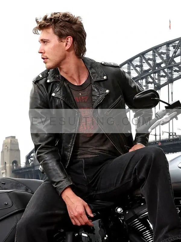 Austin Butler Press Conference Black Jacket