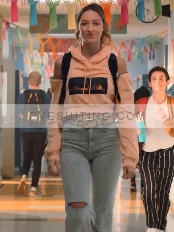 Ava Michelle Tall Girl 2 Jodi Kreyman Pull Over Zipper Shoulder Hoodie