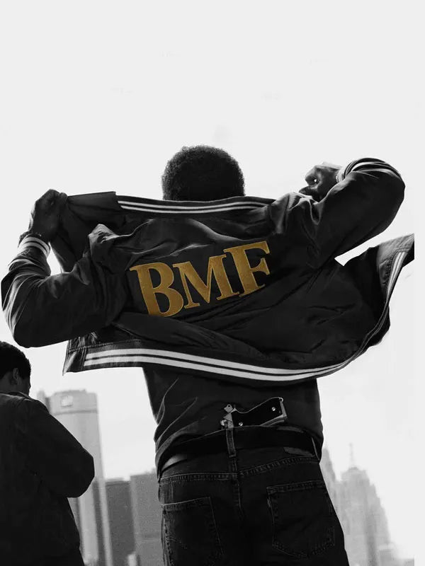 BMF Black Varsity Jacket