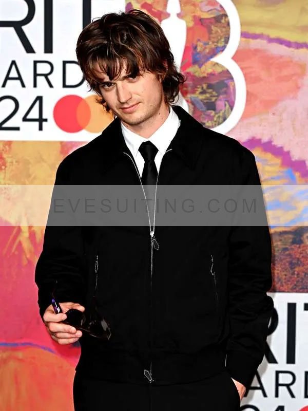 BRIT Awards 2024 Joe Keery Black Jacket