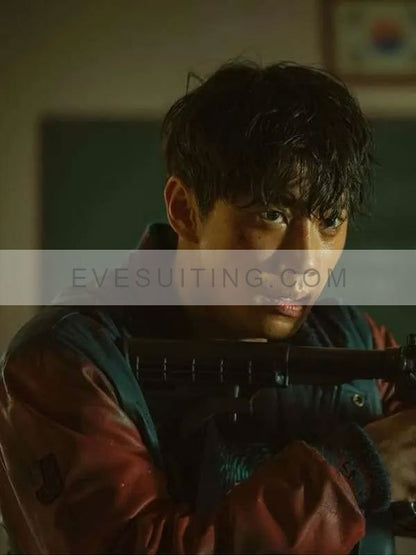 Badland Hunters 2024 Choi ji-wan Letterman Jacket