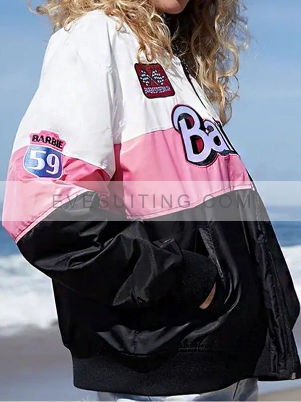 Barbie Speedway Motorcycle Bomber Jacket