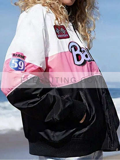 Barbie Speedway Motorcycle Bomber Jacket