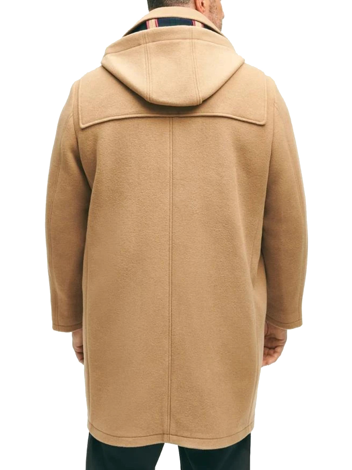 Men's Beige Tall Classic Duffle Coat
