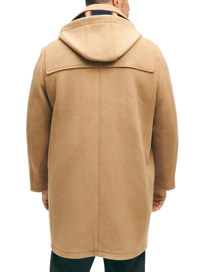 Men's Beige Tall Classic Duffle Coat
