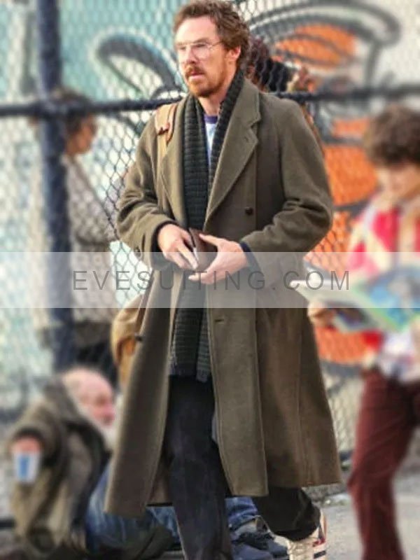 Benedict Cumberbatch Brown Wool Coat