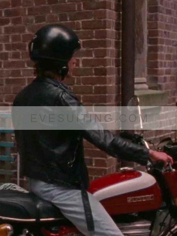 Benjamin Voisin Film Summer of 85 David Black Leather Jacket