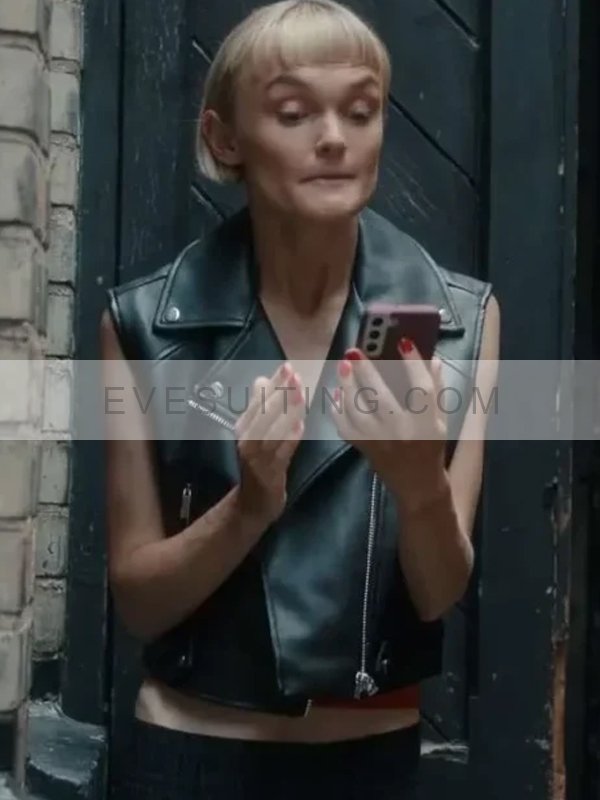 Betty Geek Girl 2024 Black Leather Vest