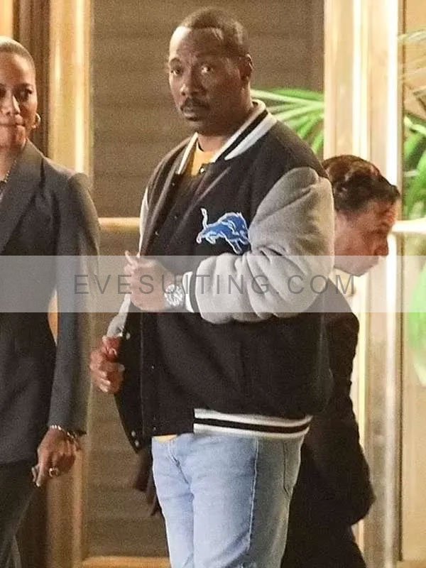 Beverly Hills Cop Axel Foley 2024 Eddie Murphy Varsity Jacket