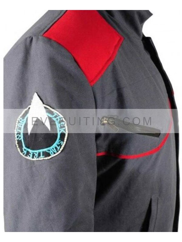 Beyond Zachary Quinto Movie Commander Spock Grey Jacket