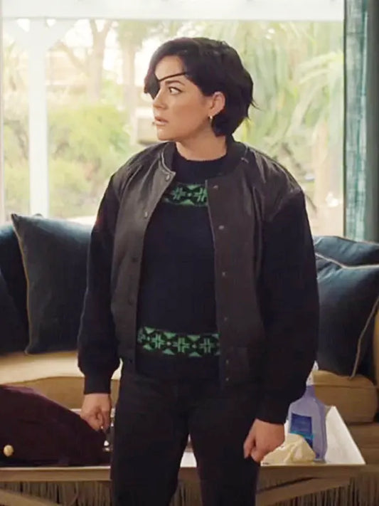 Bibi Garvey Bad Sisters Season 1 Black Bomber Jacket