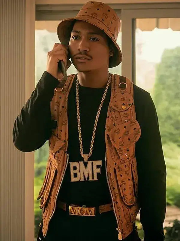 Big Meech Flenory BMF S03 MCM Brown Vest