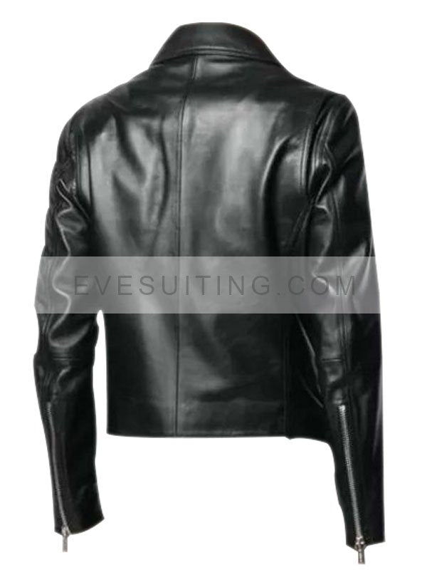 Biker Black Leather Jacket