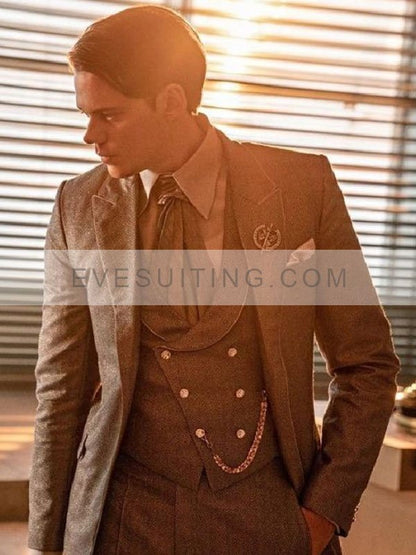Bill Skarsgard John Wick Chapter 4 Marquis Gray Blazer