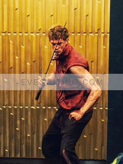 Bill Skarsgård Red Vest