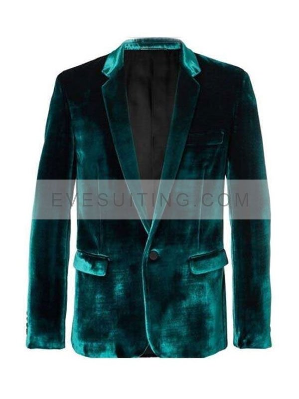 Birds of Prey Black Mask Velvet Blazer