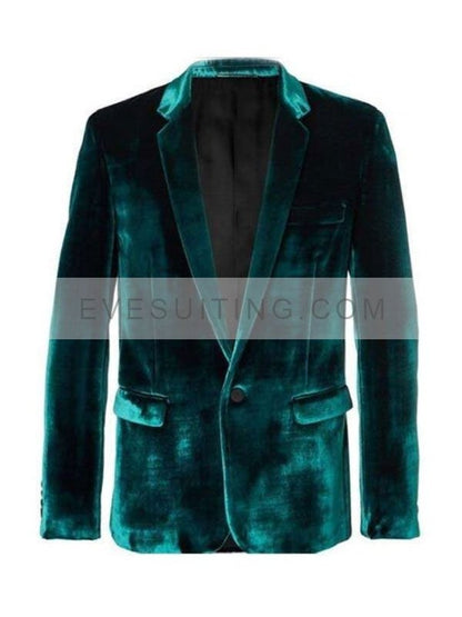 Birds of Prey Black Mask Velvet Blazer