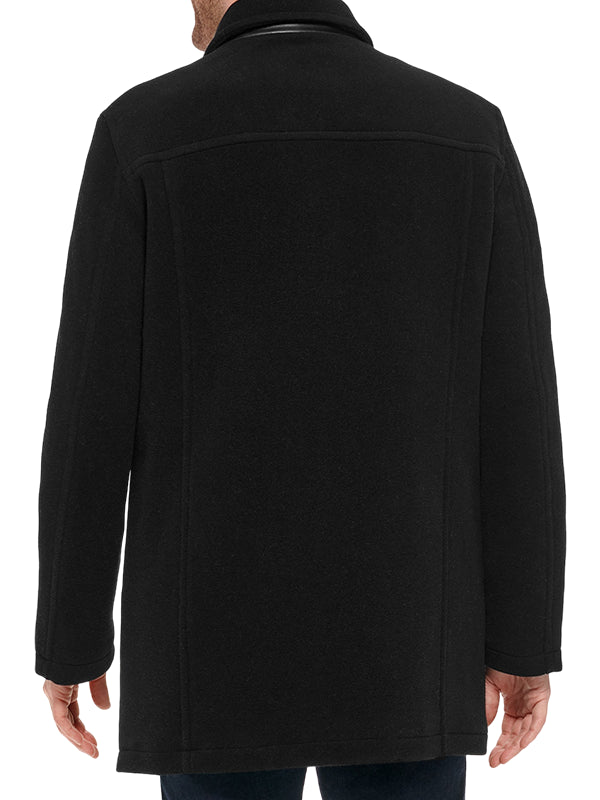 Black Wool Car Coat