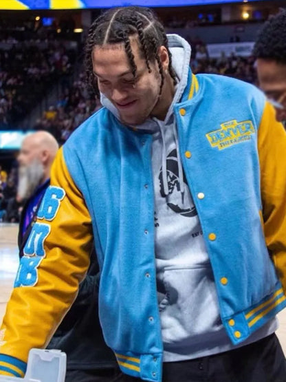 Blue & Yellow Aaron Gordon Varsity Jacket