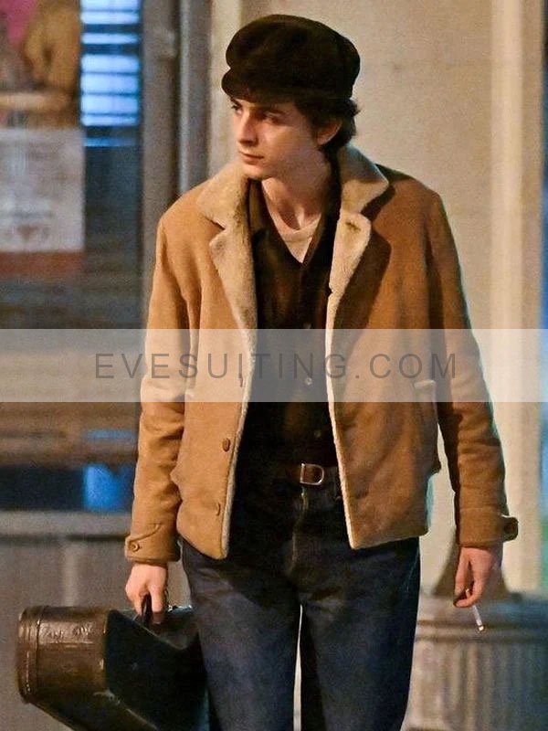 Bob Dylan Leather Sherpa Jacket