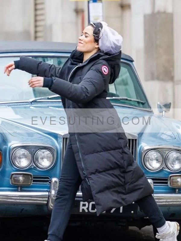 Bob Marley One Love 2024 Umi Myers Black Puffer Coat