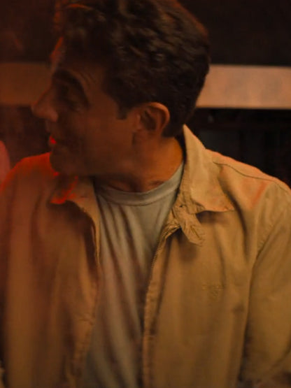 Bobby Cannavale Movie Incoming 2024 Mr. Studebaker Beige Cotton Jacket
