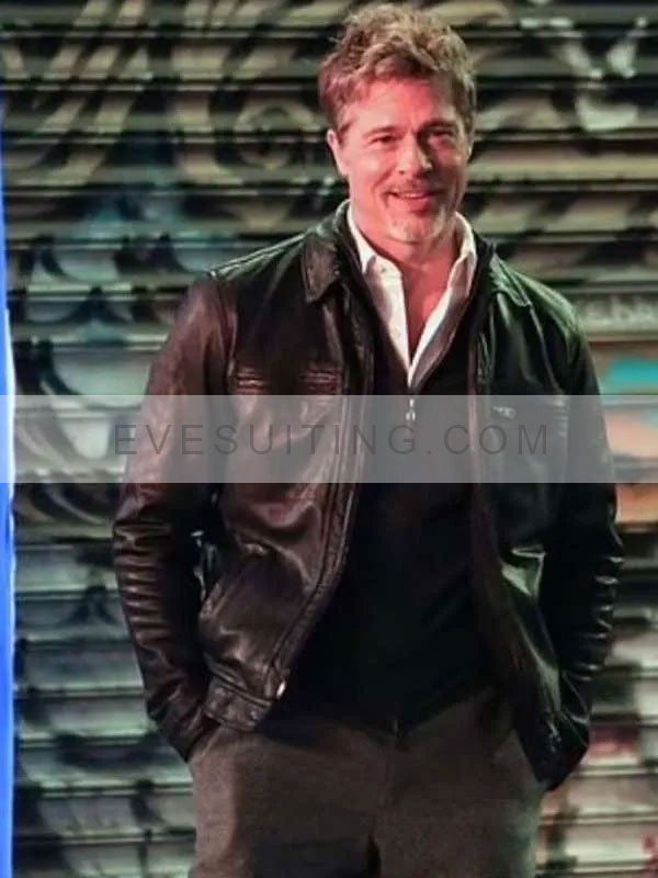 Brad Pitt Leather Jacket