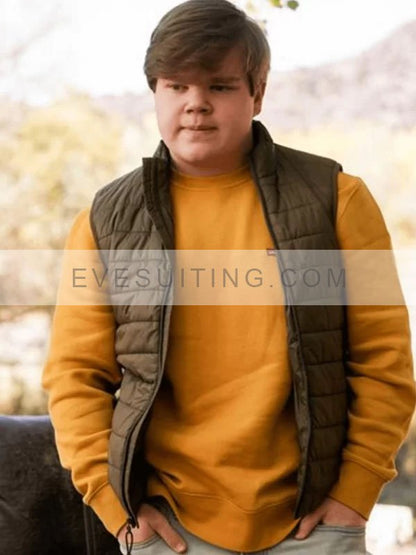 Bridger Ryan Big Sky S02 Jeremy Ray Taylor Olive Green Vest