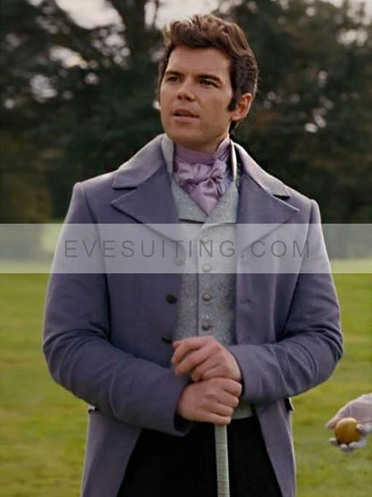Bridgerton Colin Bridgerton Velvet Tailcoat