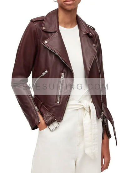 Brie Sheridan Virgin River S04 Leather Jacket