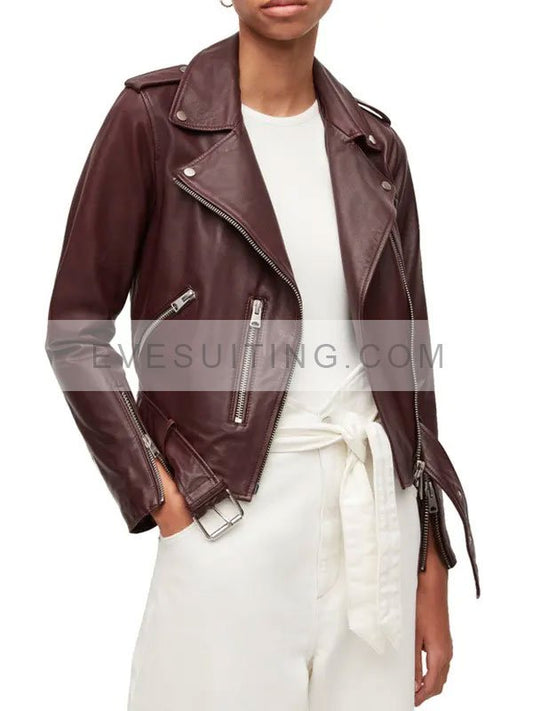 Brie Sheridan Virgin River S04 Leather Jacket