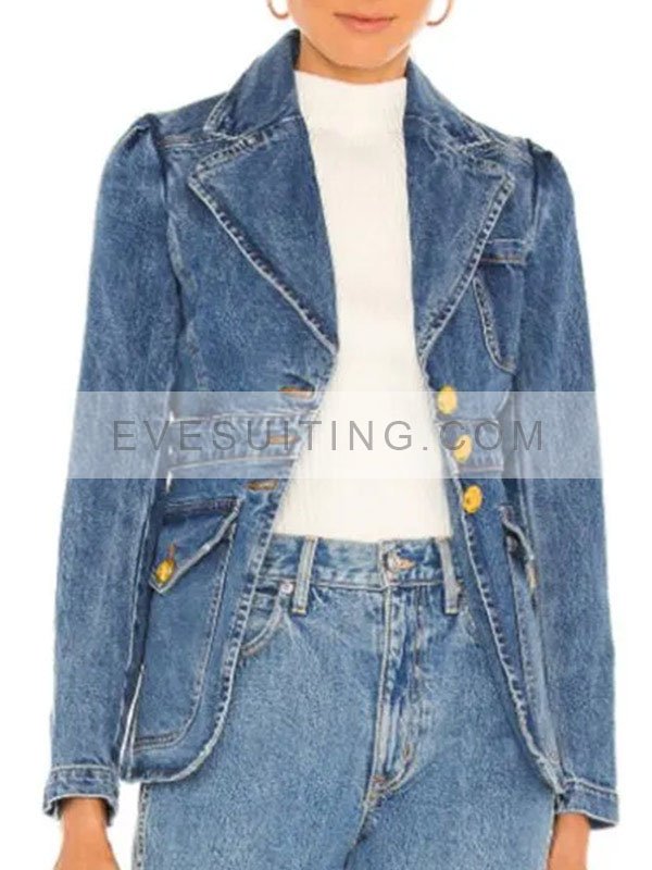 Brooke Logan The Bold and the Beautiful Blue Jeans Blazer