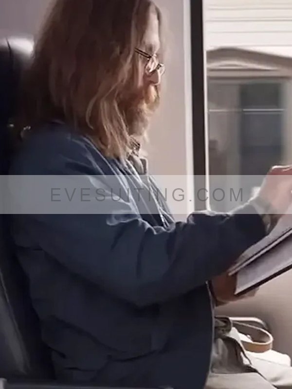 Bryan Cranston Movie Argylle 2024 Blue Cotton Jacket