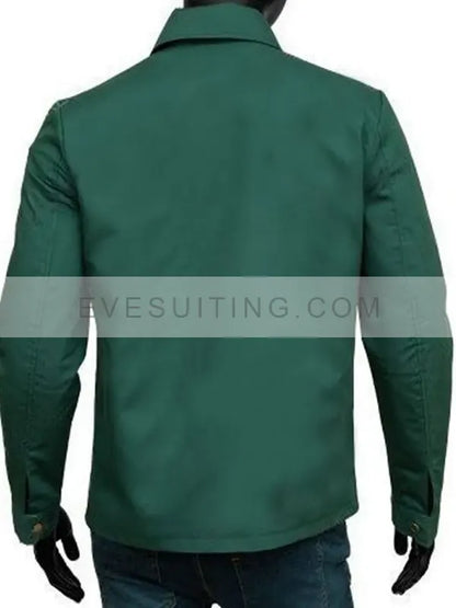 Bullet Train Ladybug Green Zip-up Jacket