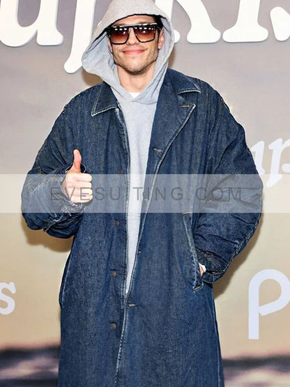 Bupkis 2023 Pete Davidson Blue Coat