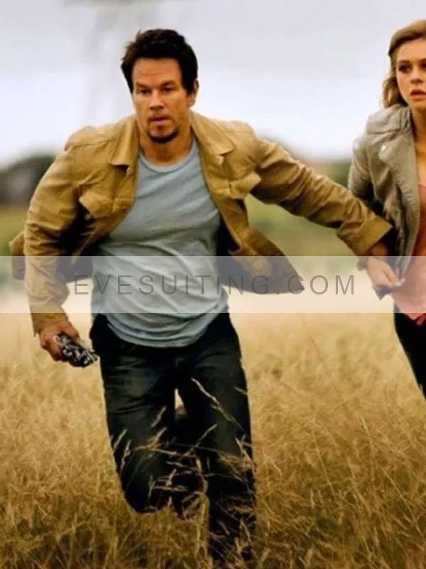 Cade Yeager Transformers Age of Extinction Mark Wahlberg Light Brown Jacket