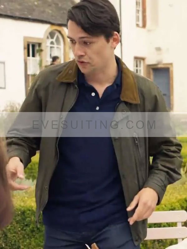 Caleb Campbell A Scottish Love Scheme 2024 Jack Stewart Green Cotton Jacket