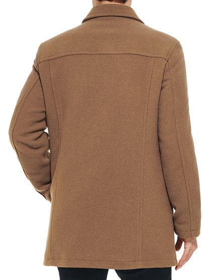 Camel Wool Car Coat