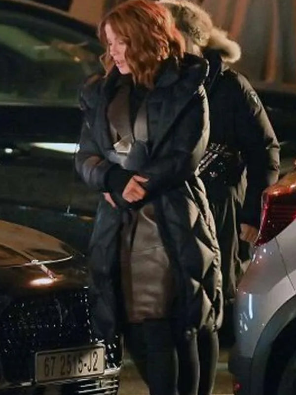 Canary Black 2024 Kate Beckinsale Puffer Coat