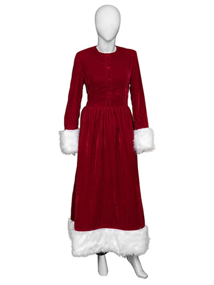 Carol Calvin Mrs. Claus Red Costume