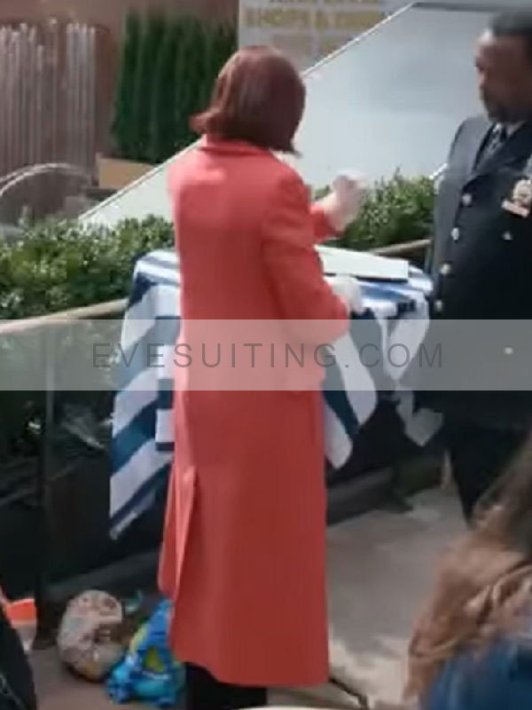 Carrie Preston Red Coat