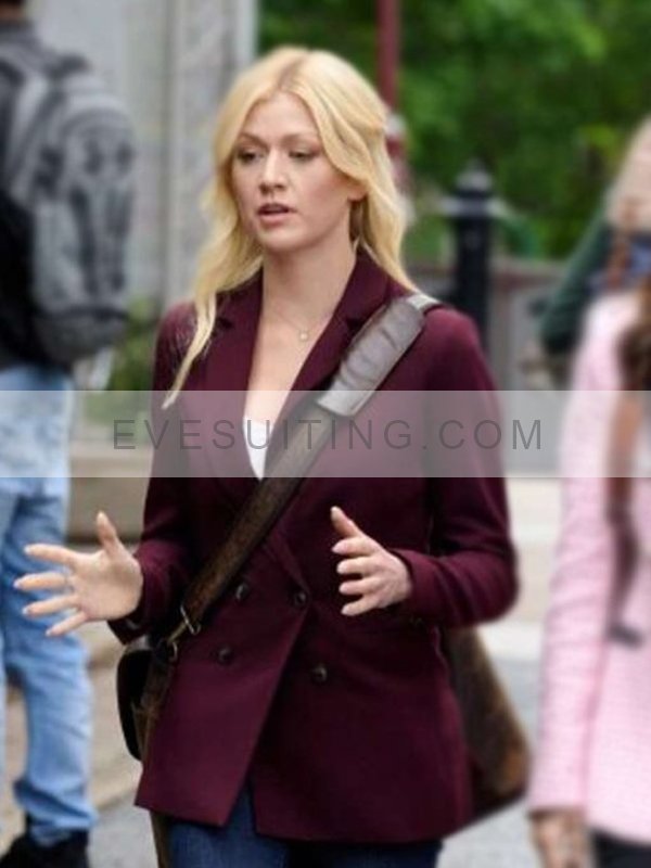 Casey Barlowe Movie True Justice Family Ties 2024 Katherine McNamara Maroon Blazer