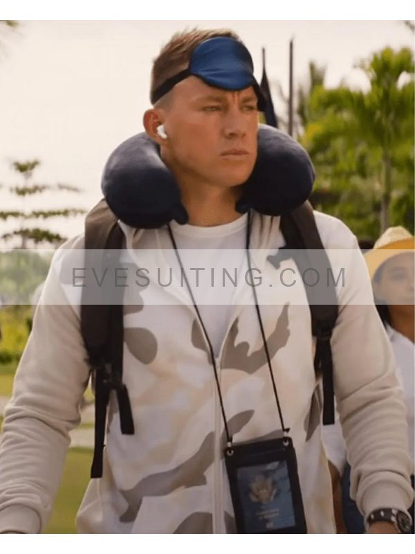Channing Tatum Alan Camo Fleece Hoodie