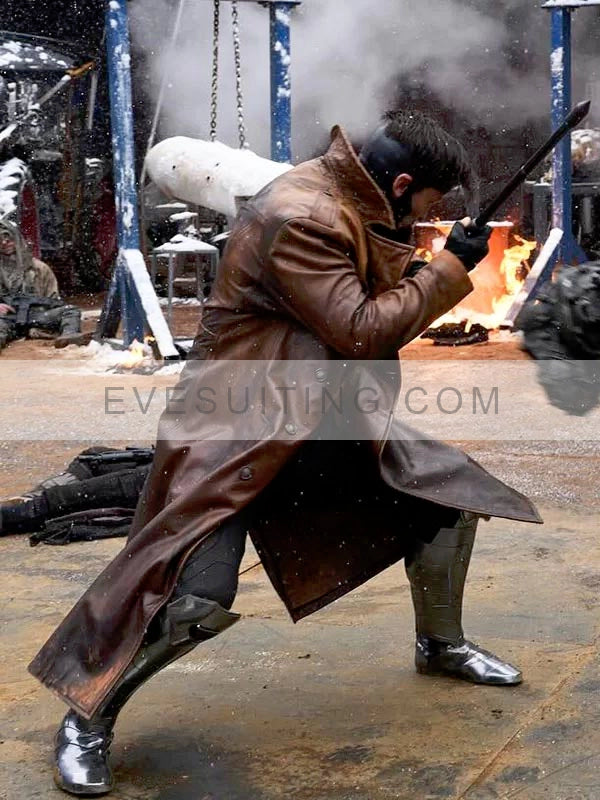 Channing Tatum Brown Coat