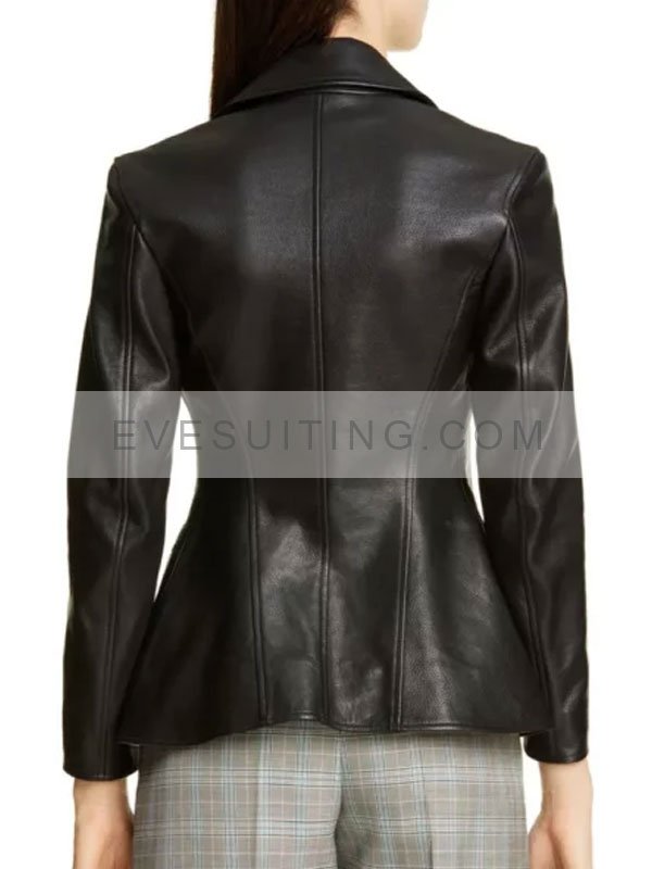 Charmed Tv Series Poppy Drayton Black Motorcycle Zip-Up Style Leather Jacket